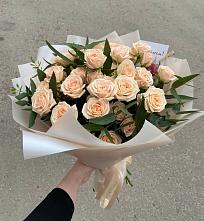 Букет Кремовые розы Латте в Калязине